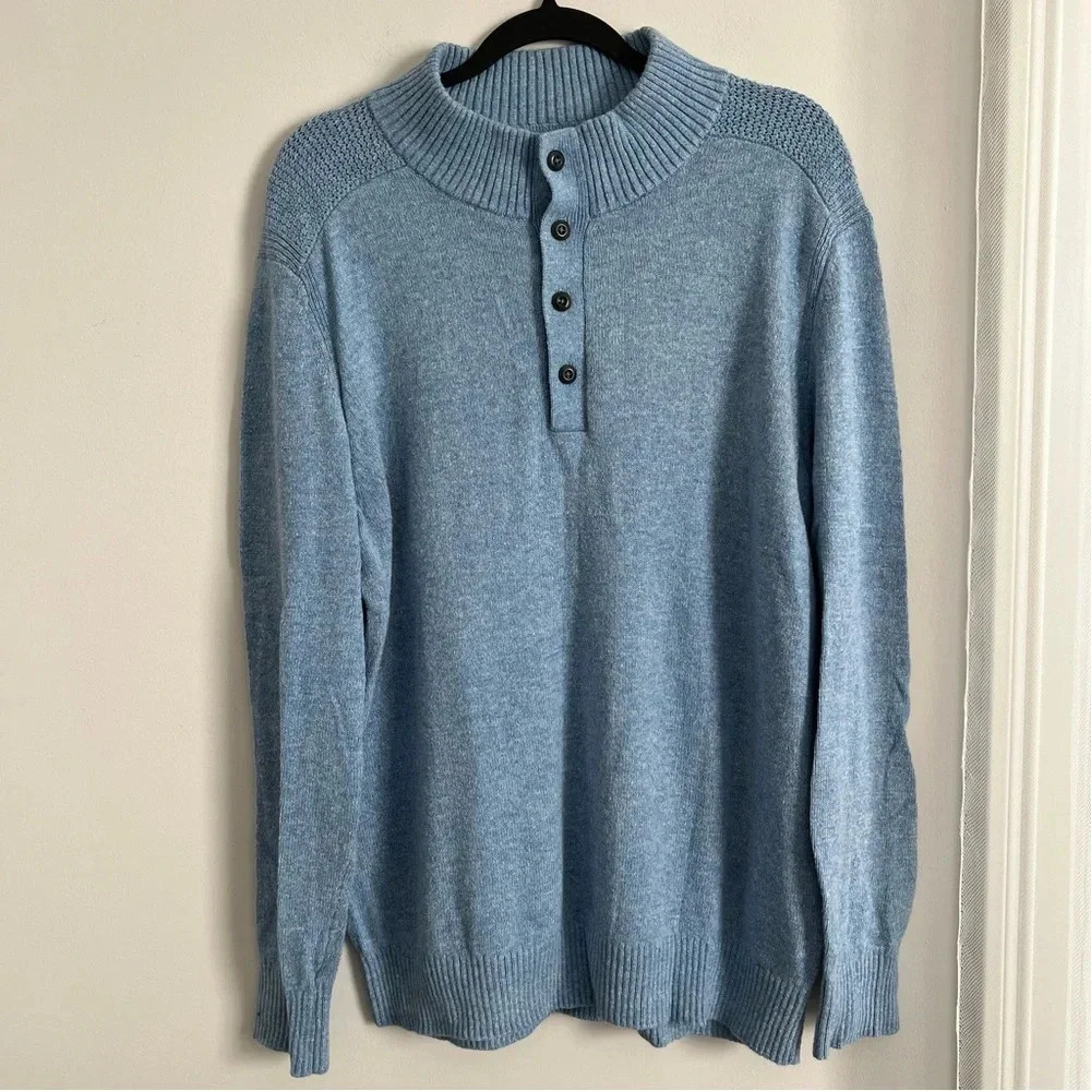 Gap blue Mockneck sweater - Picture 2 of 3